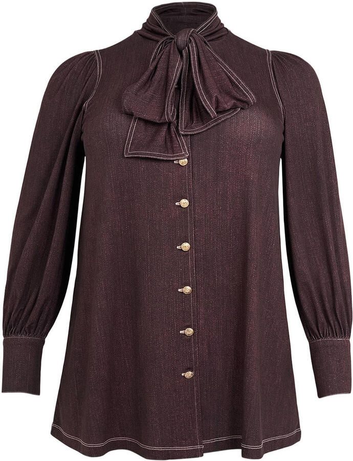 YOEK tuniek Plus Size bruin - Foto 2