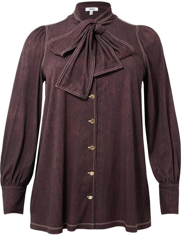 YOEK tuniek Plus Size bruin - Foto 2