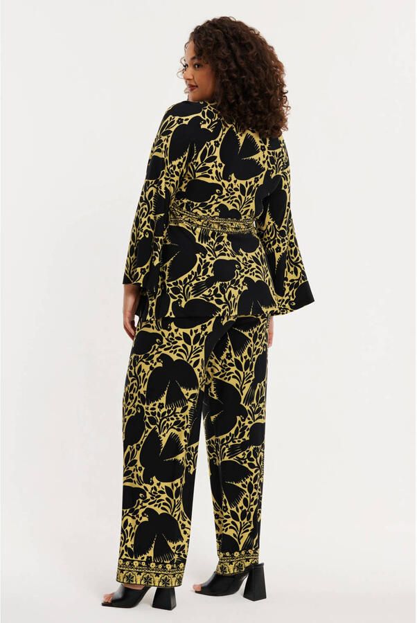 YOEK tuniek Plus Size geel - Foto 2