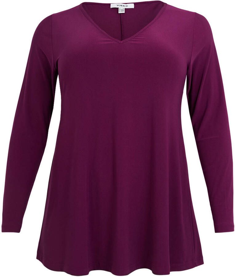 YOEK tuniek Plus Size paars - Foto 2