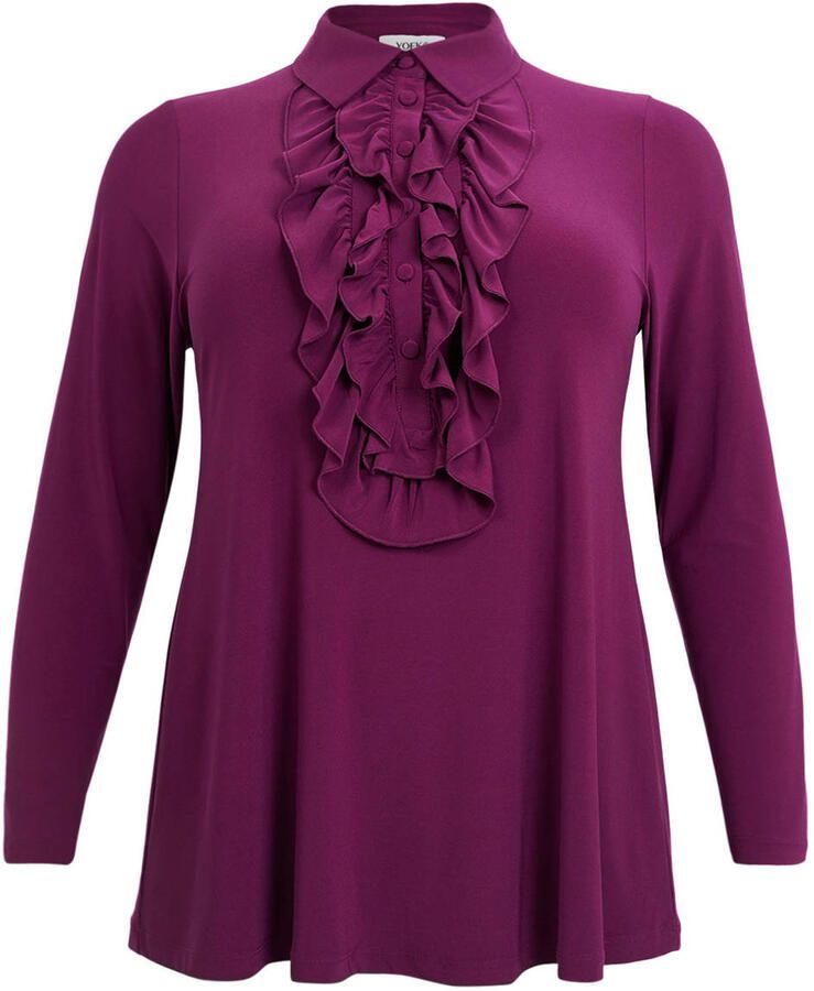 YOEK tuniek Plus Size paars - Foto 2