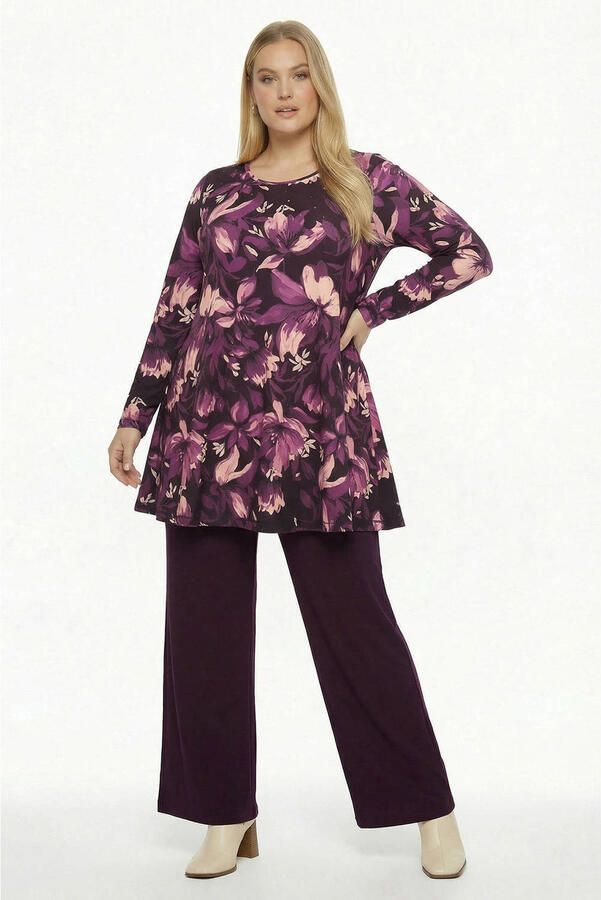 YOEK tuniek Plus Size paars - Foto 2