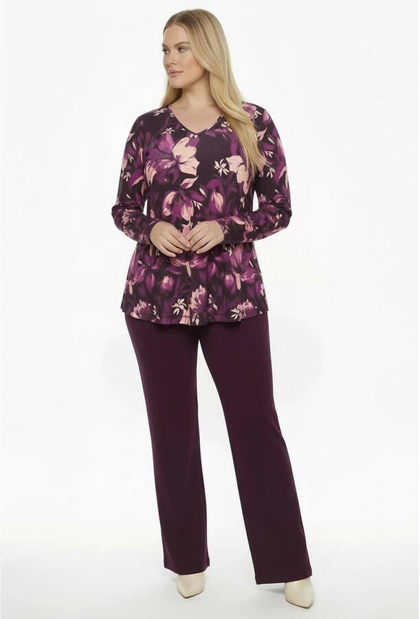 YOEK tuniek Plus Size paars - Foto 3