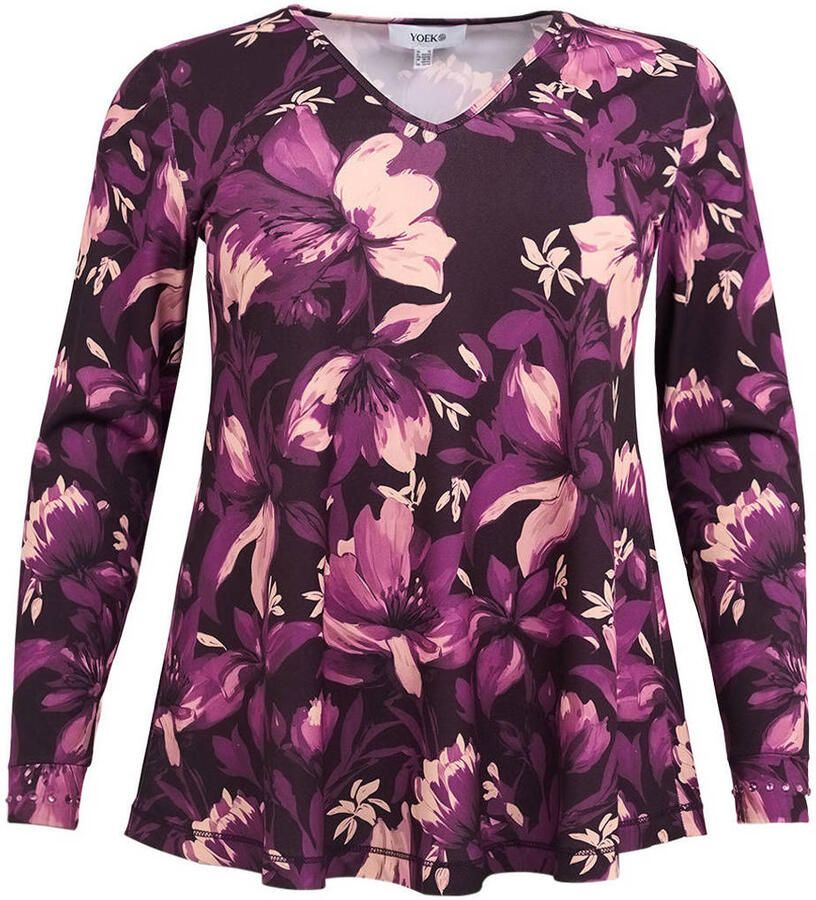 YOEK tuniek Plus Size paars - Foto 2