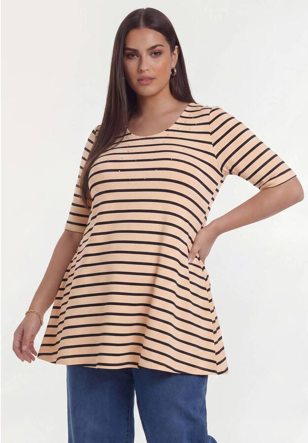 YOEK tuniek Plus Size zwart