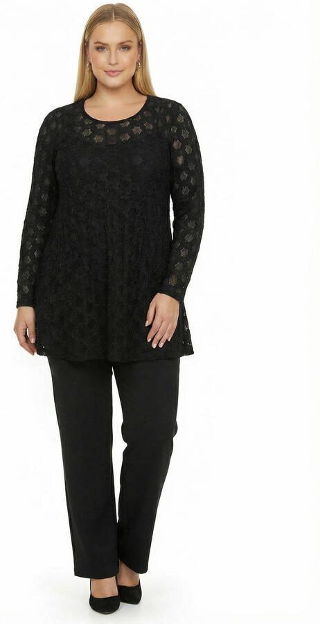 YOEK tuniek Plus Size zwart - Foto 2