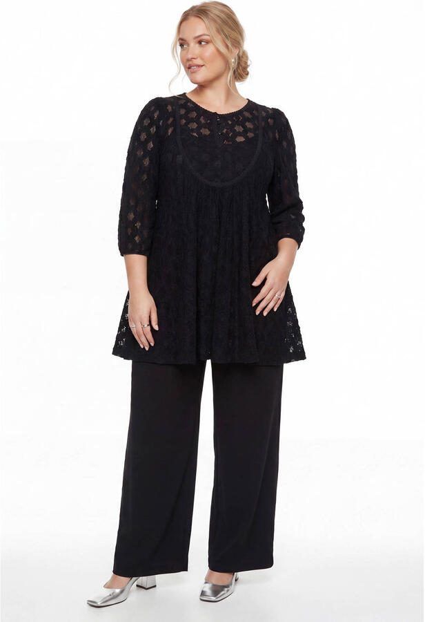 YOEK tuniek Plus Size zwart - Foto 2