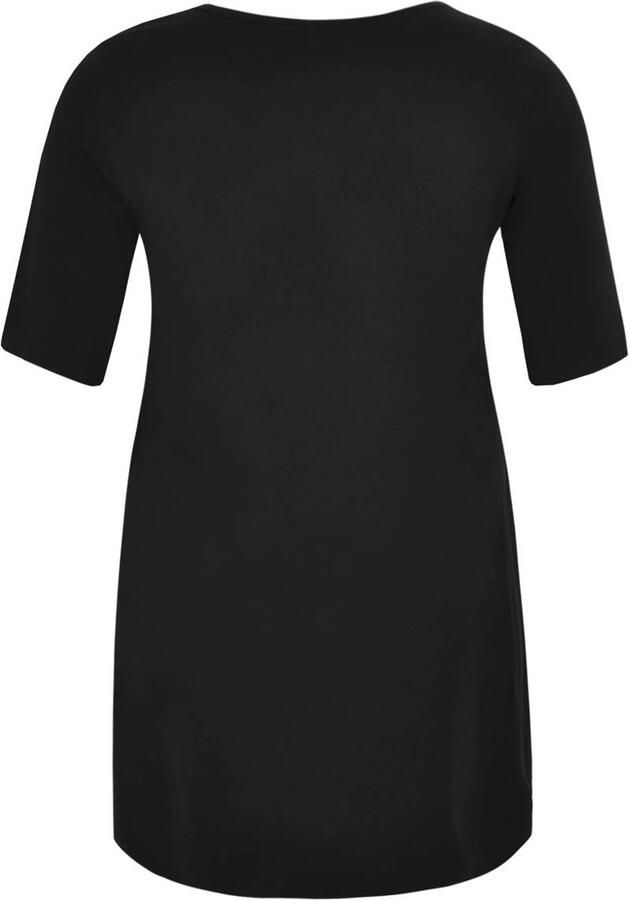 YOEK tuniek zwart ORGANIC COTTON