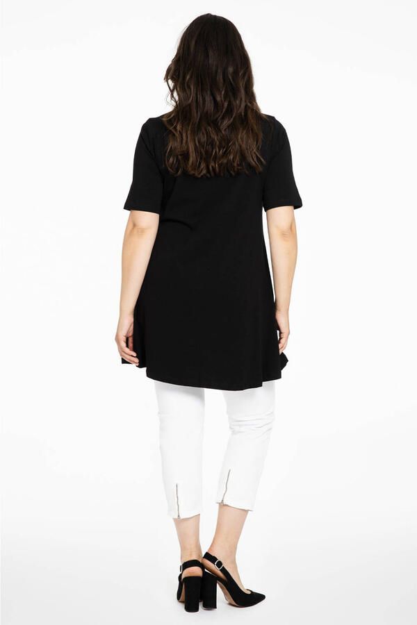 YOEK tuniek zwart ORGANIC COTTON - Foto 2