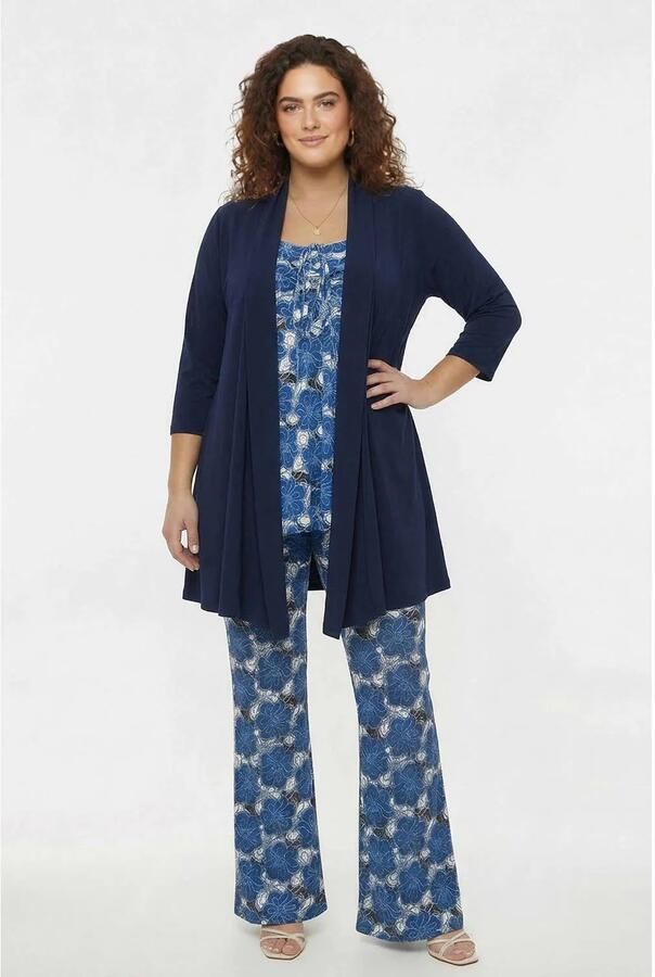YOEK vest donkerblauw - Foto 2