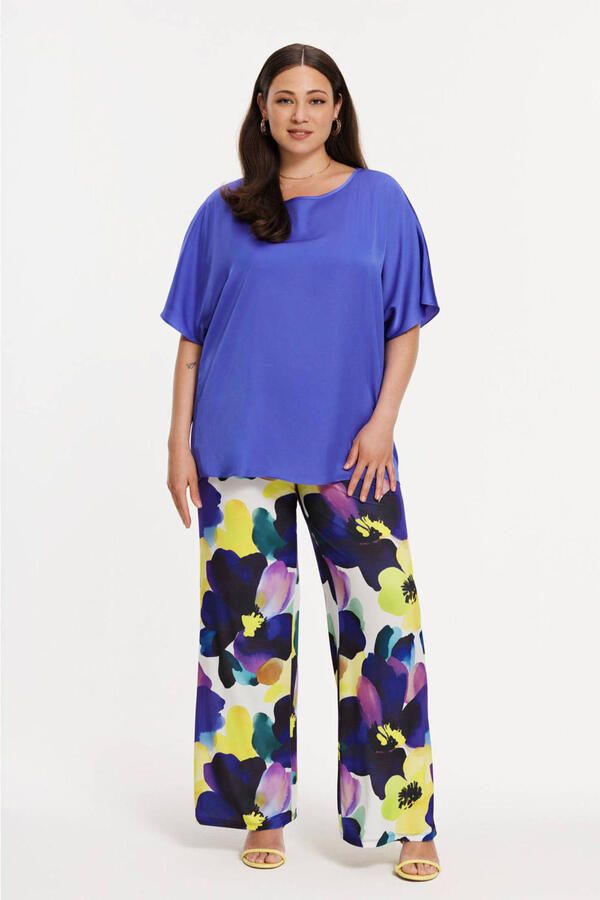 YOEK wide leg high waist broek multi - Foto 2
