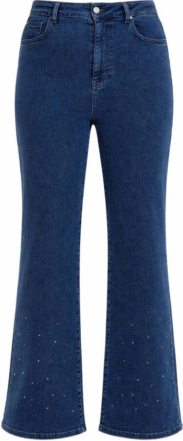 YOEK wide leg jeans dark blue denim - Foto 3