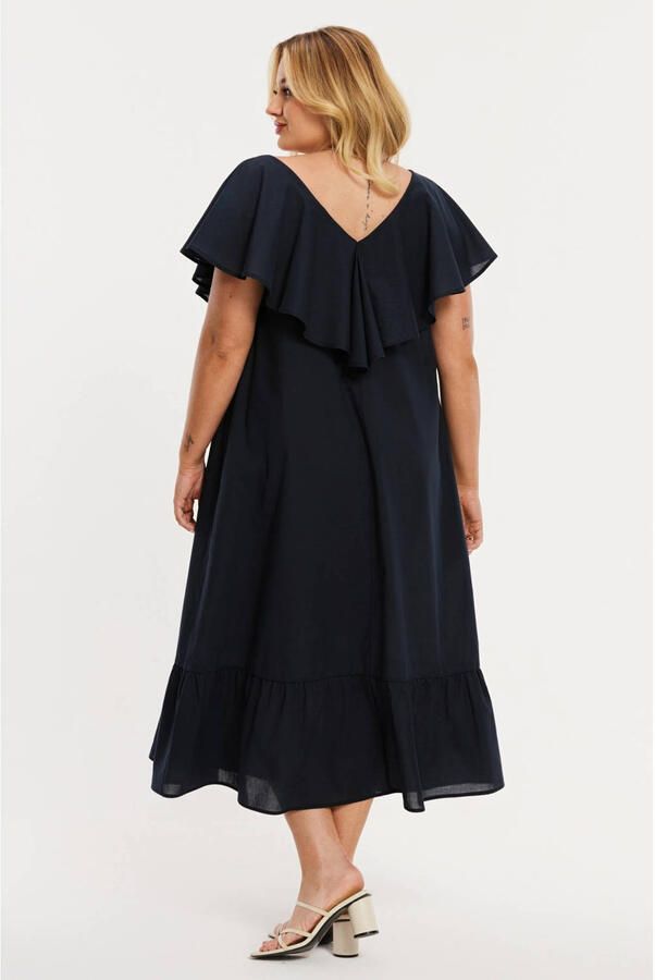 YOEK zomerjurk donkerblauw - Foto 2