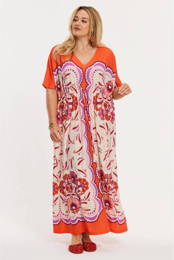 YOEK zomerjurk met all over print multicolor - Foto 3