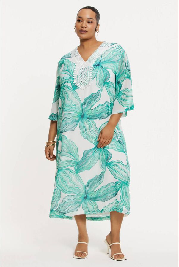 YOEK zomerjurk turquoise - Foto 2