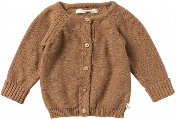 Your Wishes baby gebreid vest Milo bruin