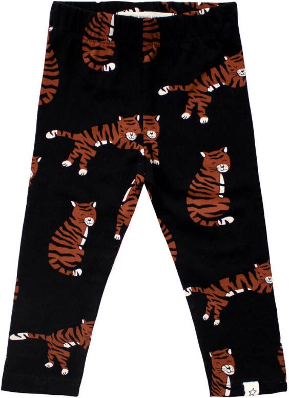 Your Wishes baby legging met biologisch katoen zwart bruin Meisjes Katoen (biologisch) 62 68