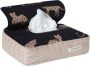 Your Wishes doekjeshouder Wild Cheetah zwart beige Babydoekjesbox - Thumbnail 1