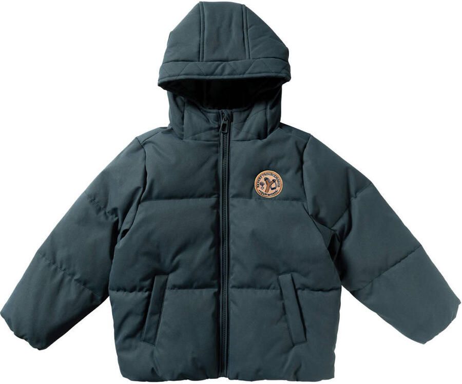 YOUR WISHES Jongens Jassen Solid Puffer Coat Donkergroen - Foto 6