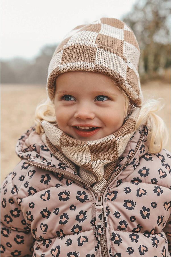 YOUR WISHES Meisjes Jassen Sweet Leopard Puffer Coat Bruin - Foto 6