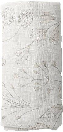 Yumi Baby hydrofiele doek XL Fairytale 120x120 cm off white beige