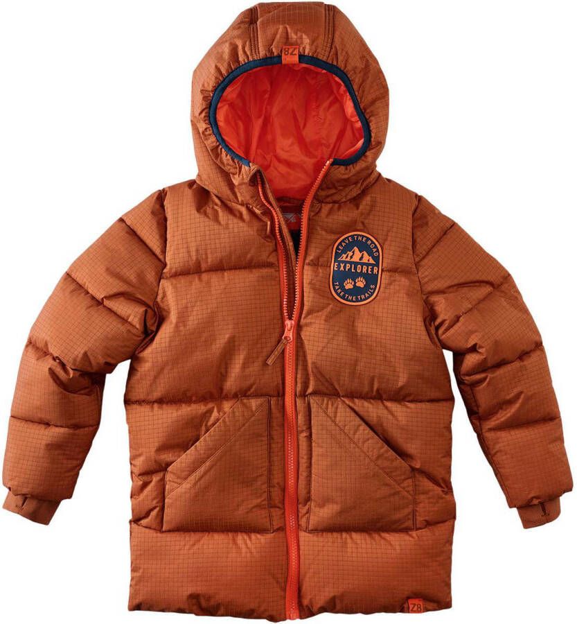 Z8 gewatteerde winterjas Amaro brique