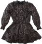 Z8 jurk Mette met all over print en ruches antraciet oudroze - Thumbnail 2