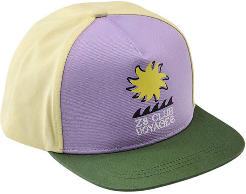 Z8 kids baseball cap Vico lila lichtgeel groen