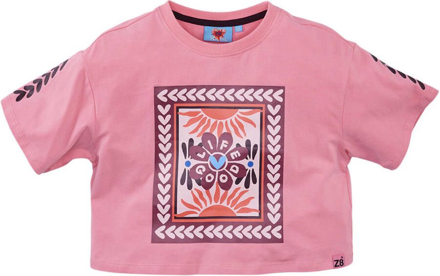 Z8 kids cropped T-shirt Anissa lichtroze - Foto 3