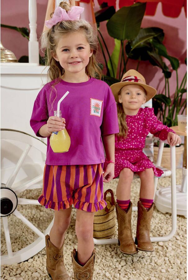 Z8 kids cropped T-shirt Chelsey violet - Foto 2