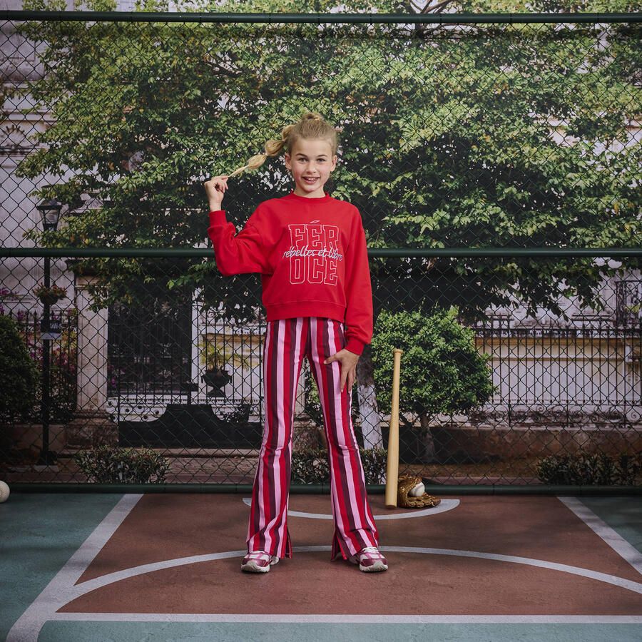 Z8 kids flared broek Suus rood roze paars - Foto 2
