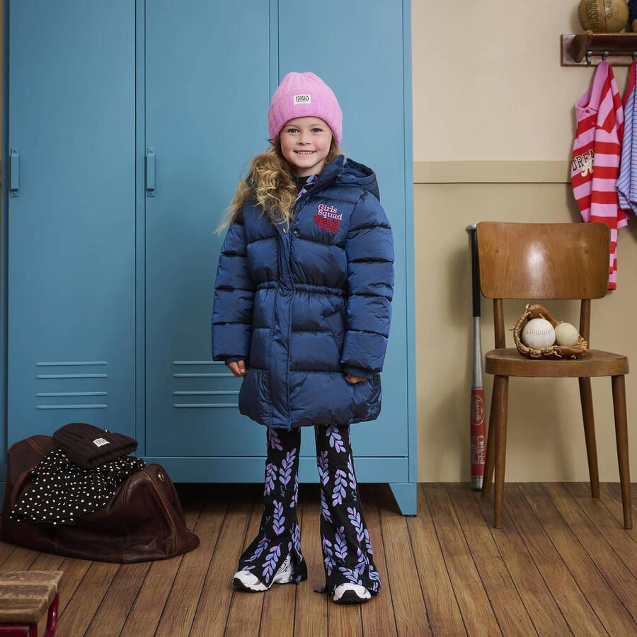 Z8 kids gewatteerde winterjas Honour metallic blauw - Foto 2