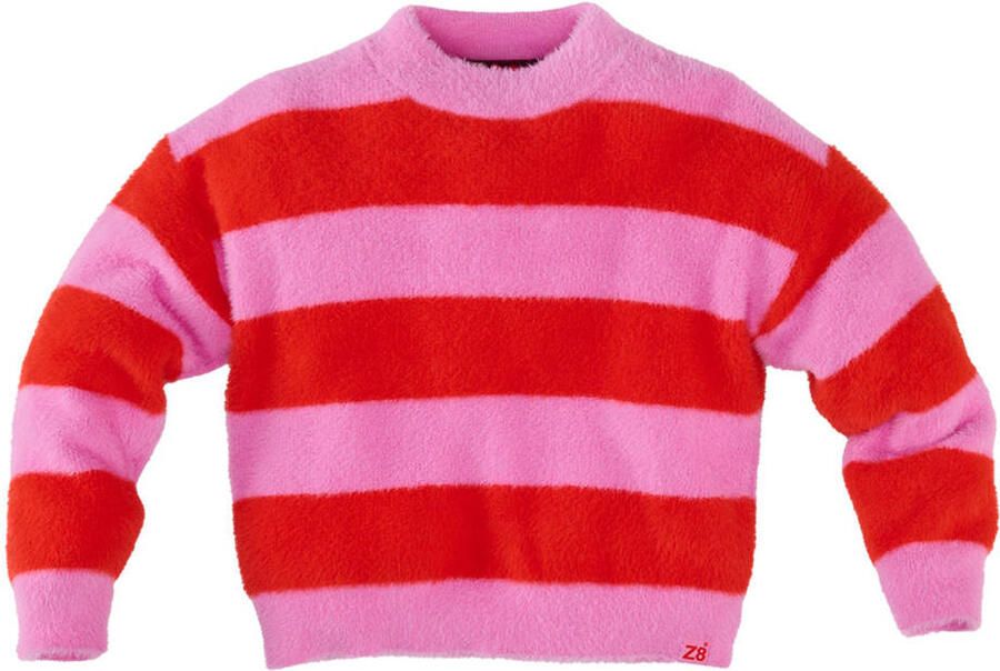 Z8 kids gebreide trui Rubi roze rood