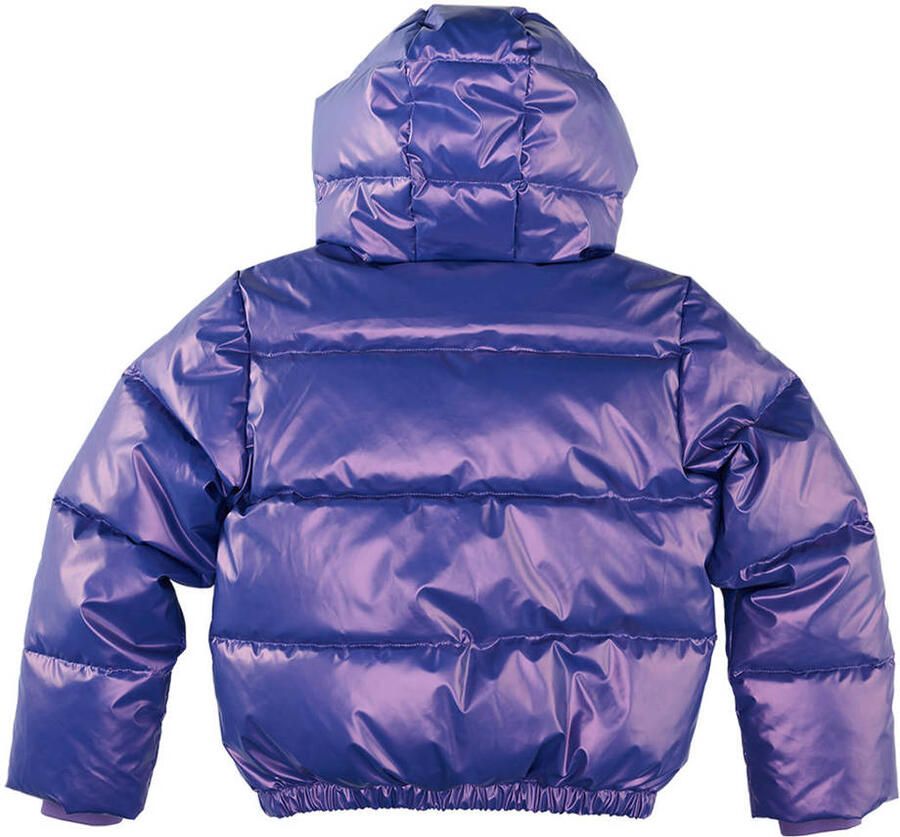Z8 kids gewatteerde winterjas Gwenne metallic paars - Foto 2