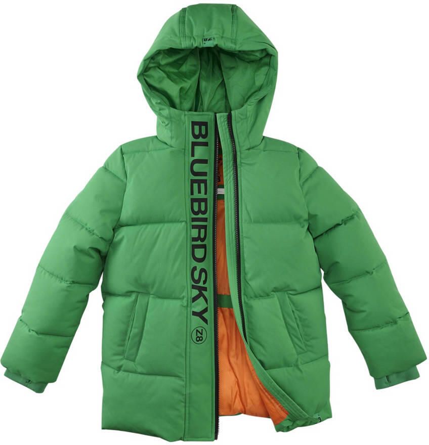 Z8 kids gewatteerde winterjas Roland groen - Foto 5