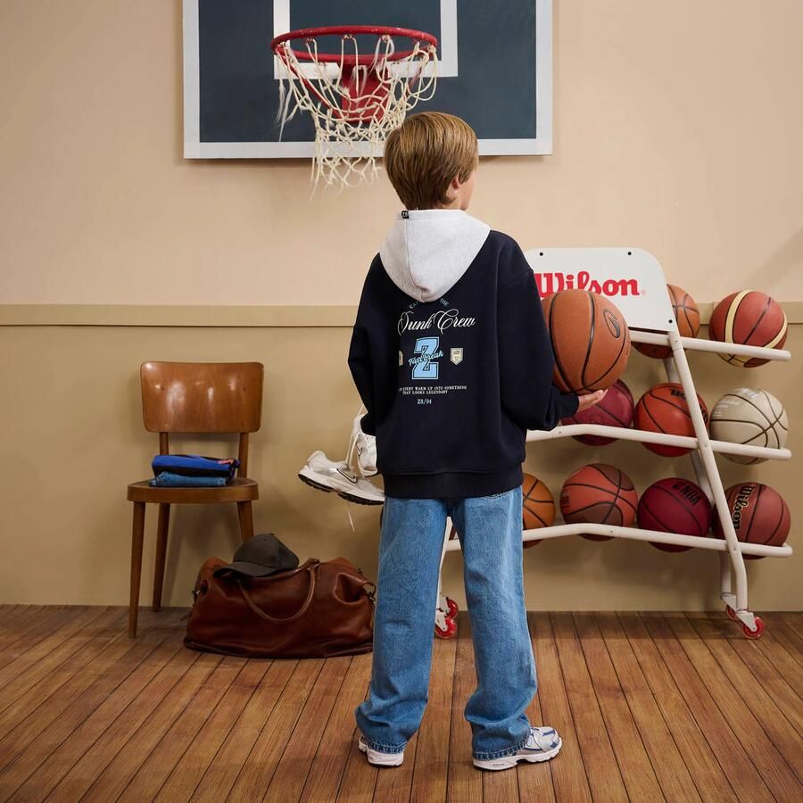 Z8 kids hoodie Ferris donkerblauw - Foto 2