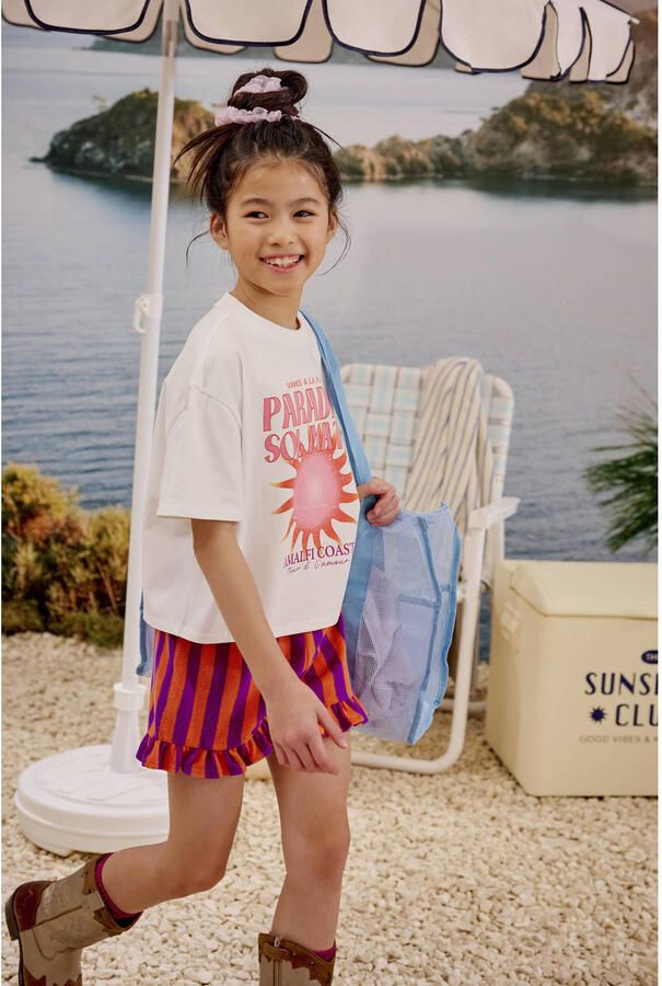Z8 kids korte broek Camilla violet koraal - Foto 4