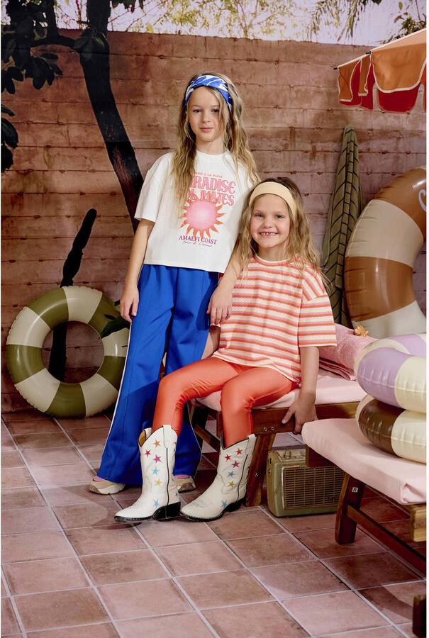 Z8 Meisjes Broeken Fenne Oranje - Foto 4