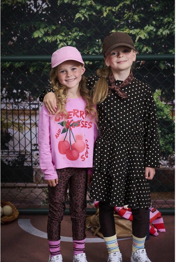 Z8 kids legging Rosie met panterprint bruin - Foto 4