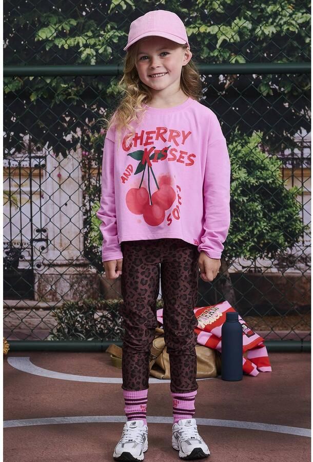 Z8 kids legging Rosie met panterprint bruin - Foto 4