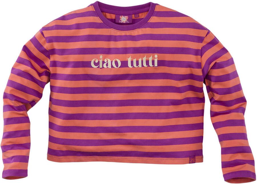 Z8 kids longsleeve Adriana violet oranje