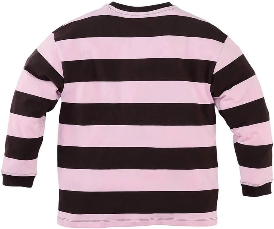 Z8 kids longsleeve Becket donkerbruin lichtroze - Foto 3