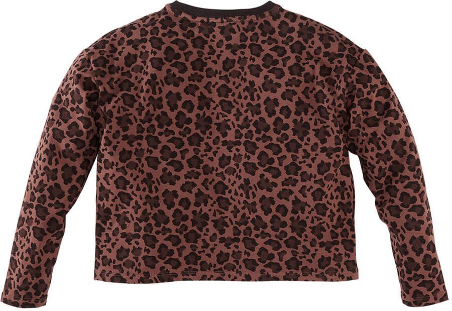Z8 kids longsleeve Doris met panterprint bruin - Foto 3
