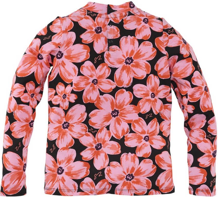 Z8 kids longsleeve Marell met bloemen roze - Foto 5