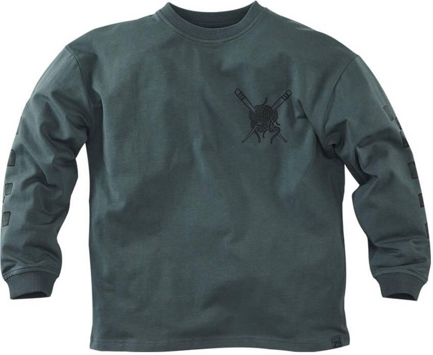 Z8 kids longsleeve Vonn met backprint grijsgroen - Foto 6