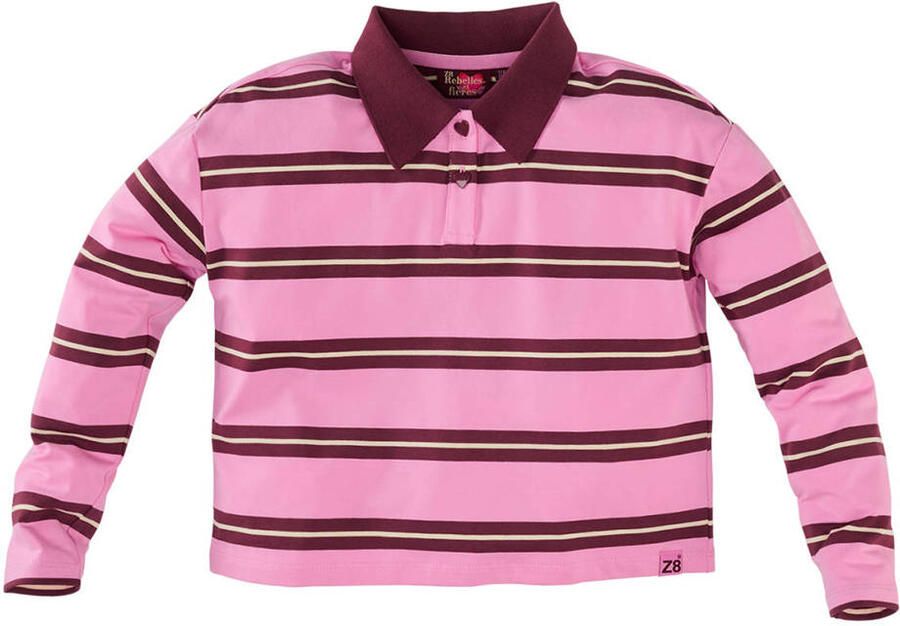 Z8 kids polo Maylin roze donkerrood