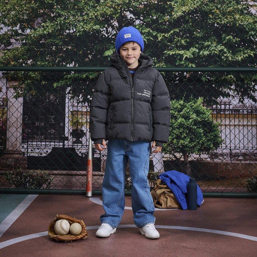Z8 kids puffer winterjas Camillo zwart - Foto 2