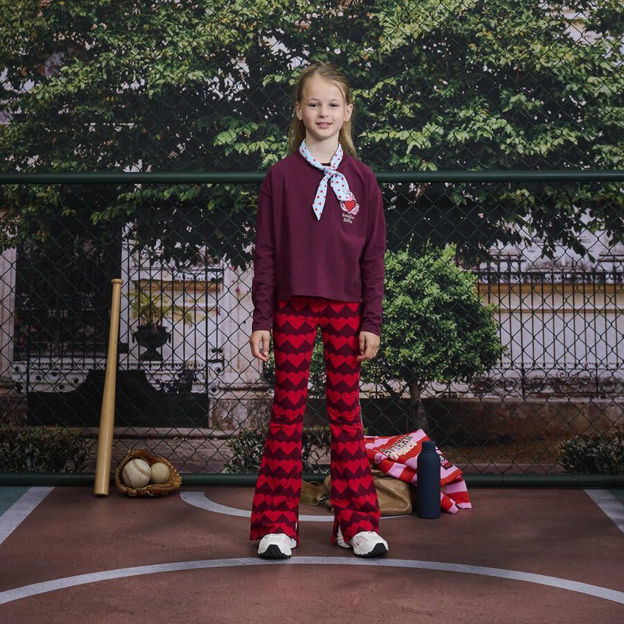 Z8 kids longsleeve Avelie donkerrood - Foto 2