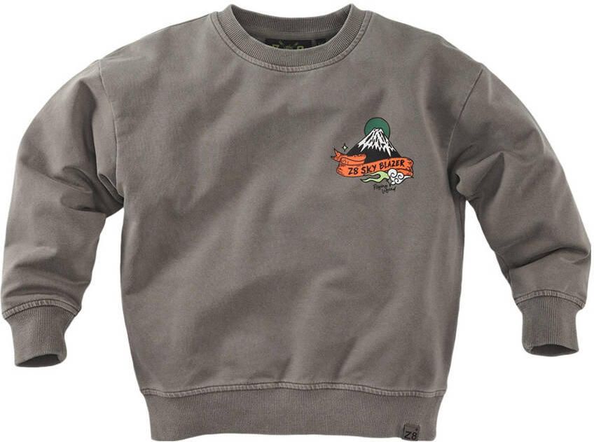 Z8 kids sweater Jett met backprint grijs - Foto 6