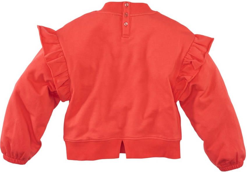 Z8 kids sweater Lunetta met printopdruk koraalrood - Foto 2